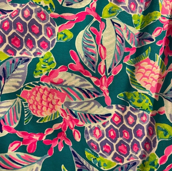 Lilly Pulitzer Smocked Blouse 3/4 Sleeve - Picture 5 of 5